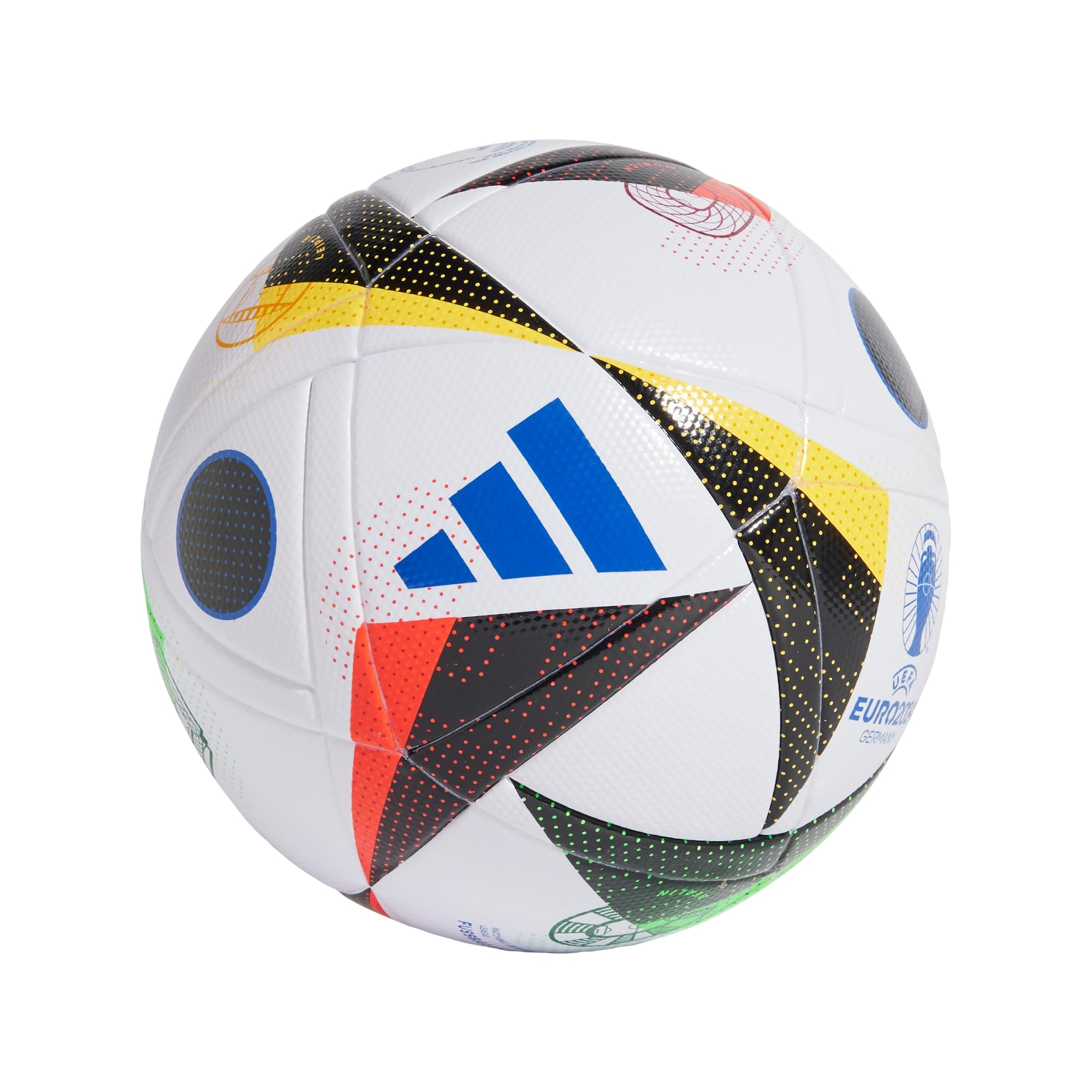 adidas Euro24 LGE Ball, White/Black/Globble-5