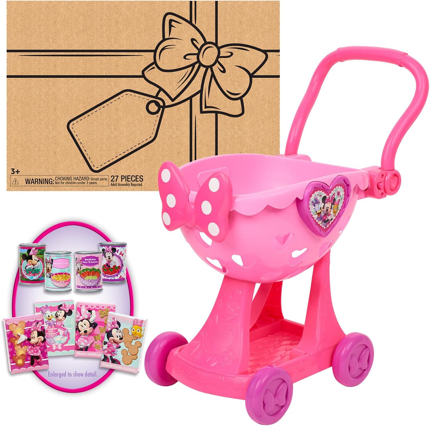 Mouse Happy Helpers Bowtique Shopping Cart Bulk, Ages 3 Up, by Just Play