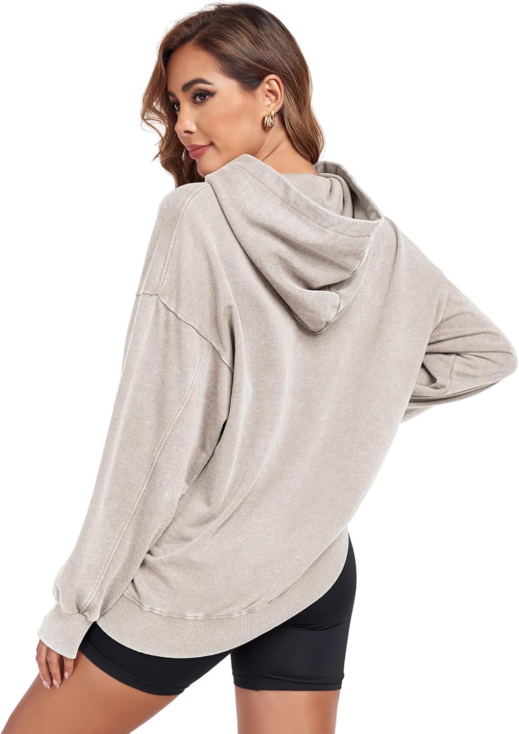 Oversized Hoodies for Men Womens Pullover Sweatshirts Acid Wash Vintage Loose Fit Unisex Cotton Outfits - Image 5