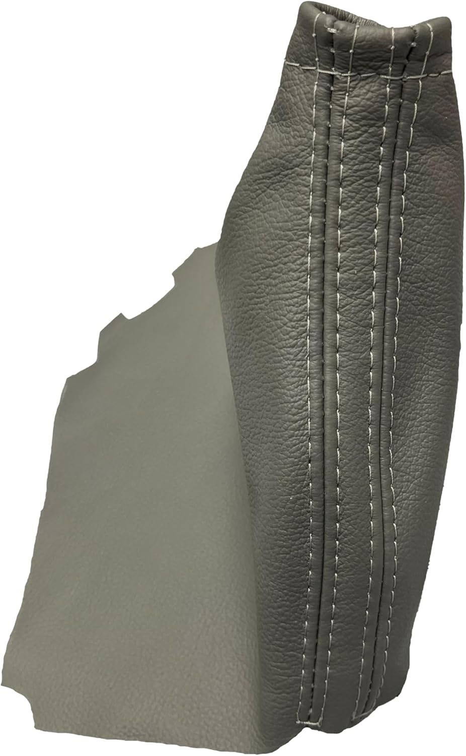 Replacement Synthetic Leather Parking Brake Boot Cover in Platinum Gray Compatible with Subaru Forester 2009 2010 2011 2012 2013 (Made in USA)