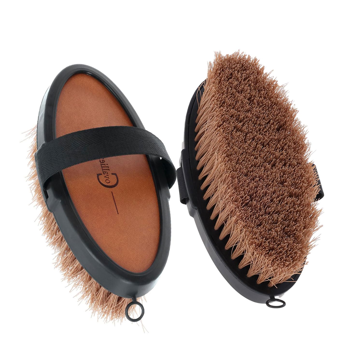 Covalliero - Set per la cura del cavallo, 7 pezzi con custodia per la pulizia – Spazzole, Striegel & Raschietto per la cura dei cavalli, set completo per pelliccia, criniera e zoccoli | incluso