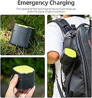 Vista 8 de TELESIN Cargador USB rápido, paquete de 2 baterías para GoPro Hero 12, kit de cargador de batería de carga súper rápida para Go Pro 12 11 10 9