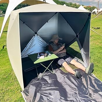 Amazon | キューブ型サンシェード 折りたたみテント サンシェルター