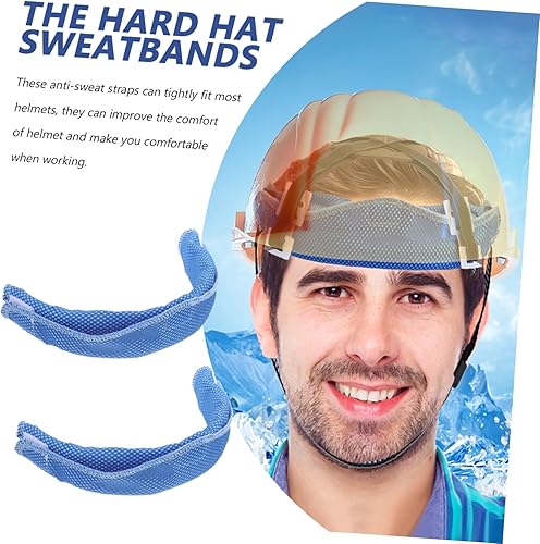 Miniatura 4 de Kisangel 2 unidades de bandas de sudor para casco de seguridad para hombre, bandas para el sudor, banda para el sudor de soldadura para refrescar