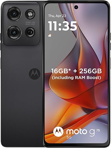 Motorola G75 5G Dual SIM – 8GB RAM, 256GB Storage, 50MP Camera