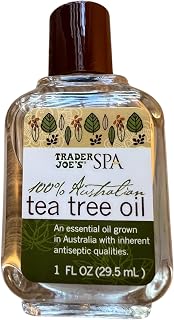 Trader Joe's 100% Australian Tea Tree Essential Oil in a Glass Bottle - 100% Pure and Natural Tea Tree Oil - Essential Oils for Diffuser, Aromatherapy, Soap and Candle Making