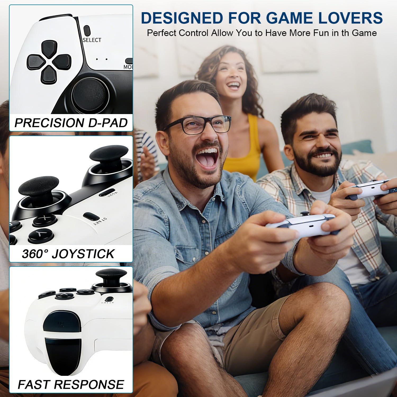 2026 Upgraded Retro Gaming Console, Retro Game Stick, 4K HD HDMI TV Game Stick, 40,000+ Classic Games Built-in Classic Video Games, Plug & Play Game Console for TV 2 Wireless Controllers