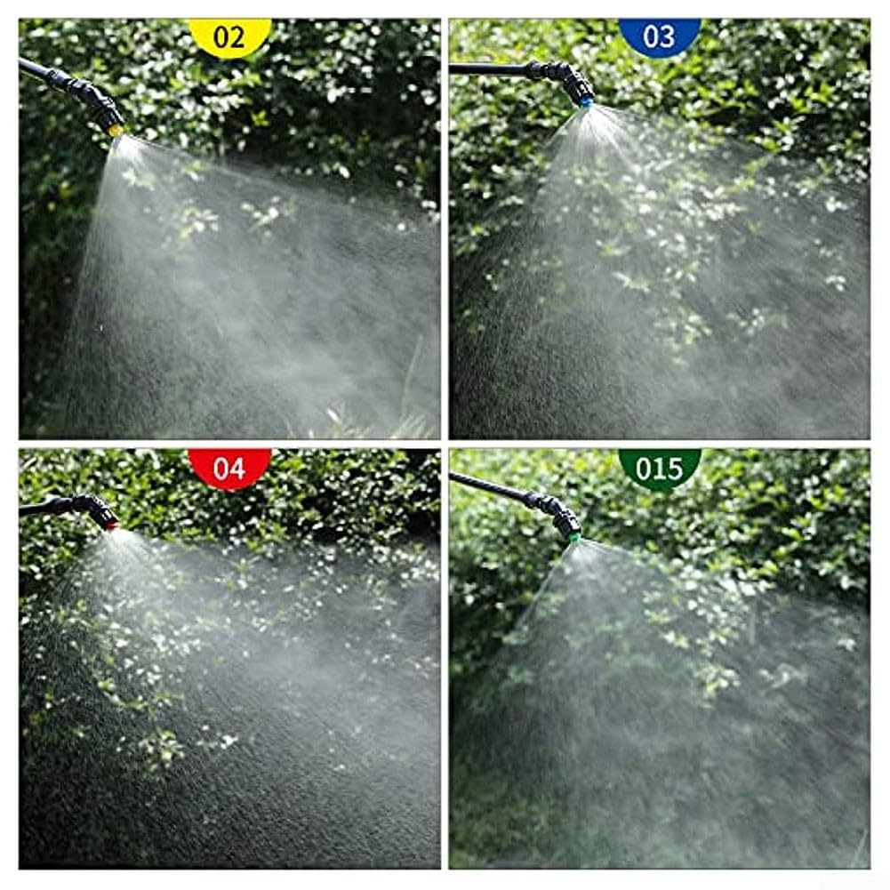 Buses de pulvérisation, jet haute pression avec 6 buses de ventilateur 110°, ouverture de 0,1 à 0,4 mm, buse de pulvérisation assortiment pour pulvérisation de jardin pièce de rechange