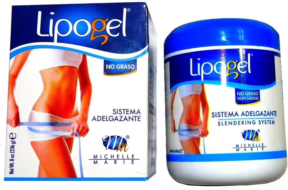 Genius.nn Lipogel Caffeine Slimming & Slendering System Cream 8 Oz.