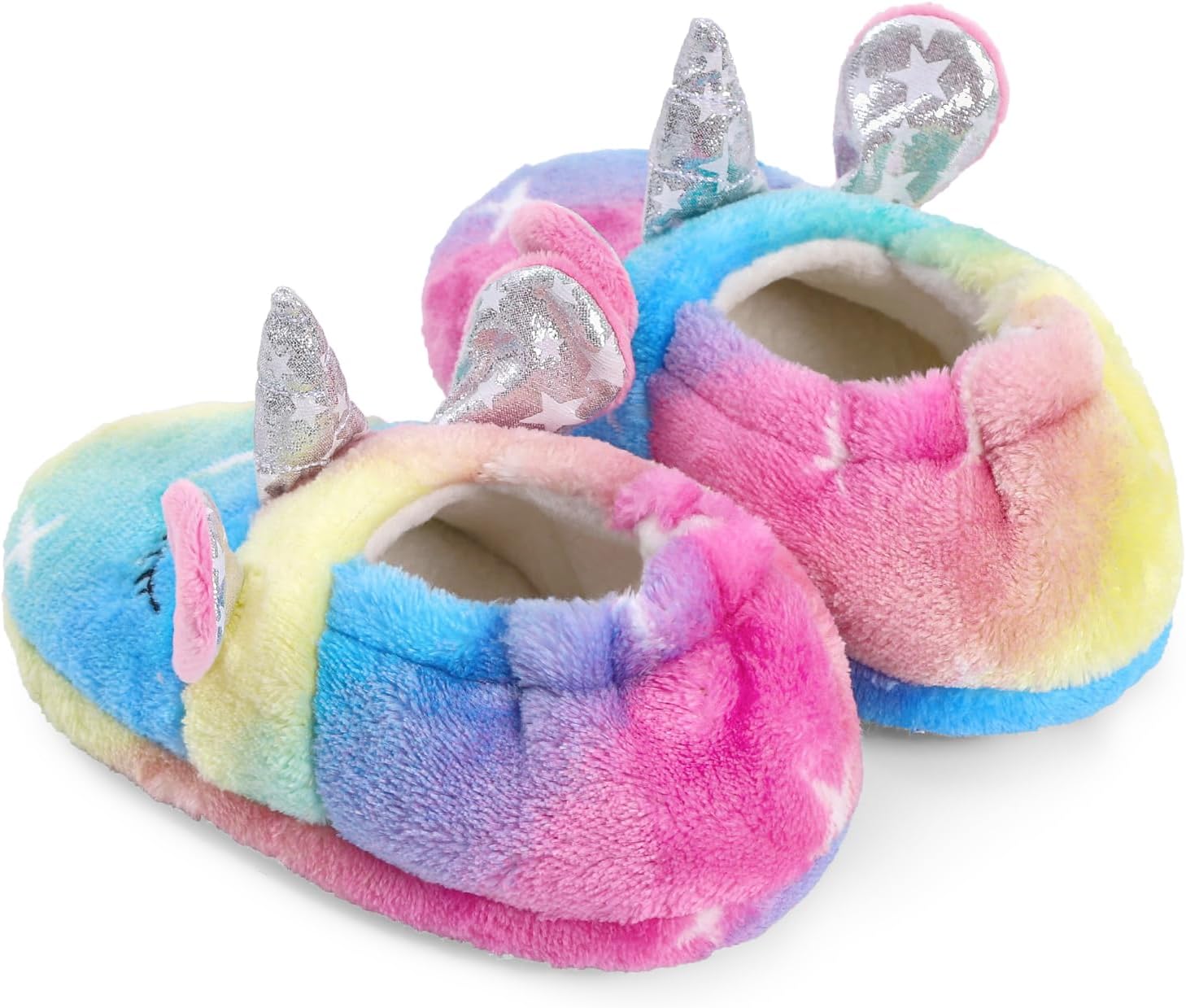 KAKU NANU Toddler Kids Slippers Cute Animal Cartoon Shoes Girls Boys Warm Fleece Winter Household Slippers - Image 3
