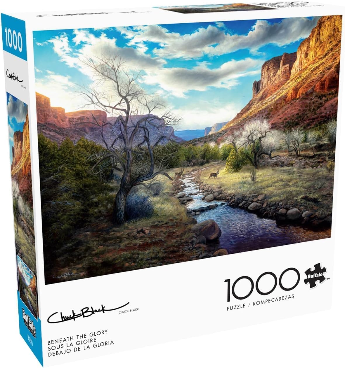Buffalo Games - Charles Black - Beneath The Glory - 1000 Piece Jigsaw Puzzle for Adults – Precision-Cut Pieces, Beautiful Artwork, and Hours of Relaxing Fun