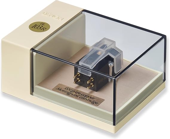 Denon DL-103R Moving Coil Turntable Phono Cartridge, Record Player Needle Replacement for Vinyl Record Player