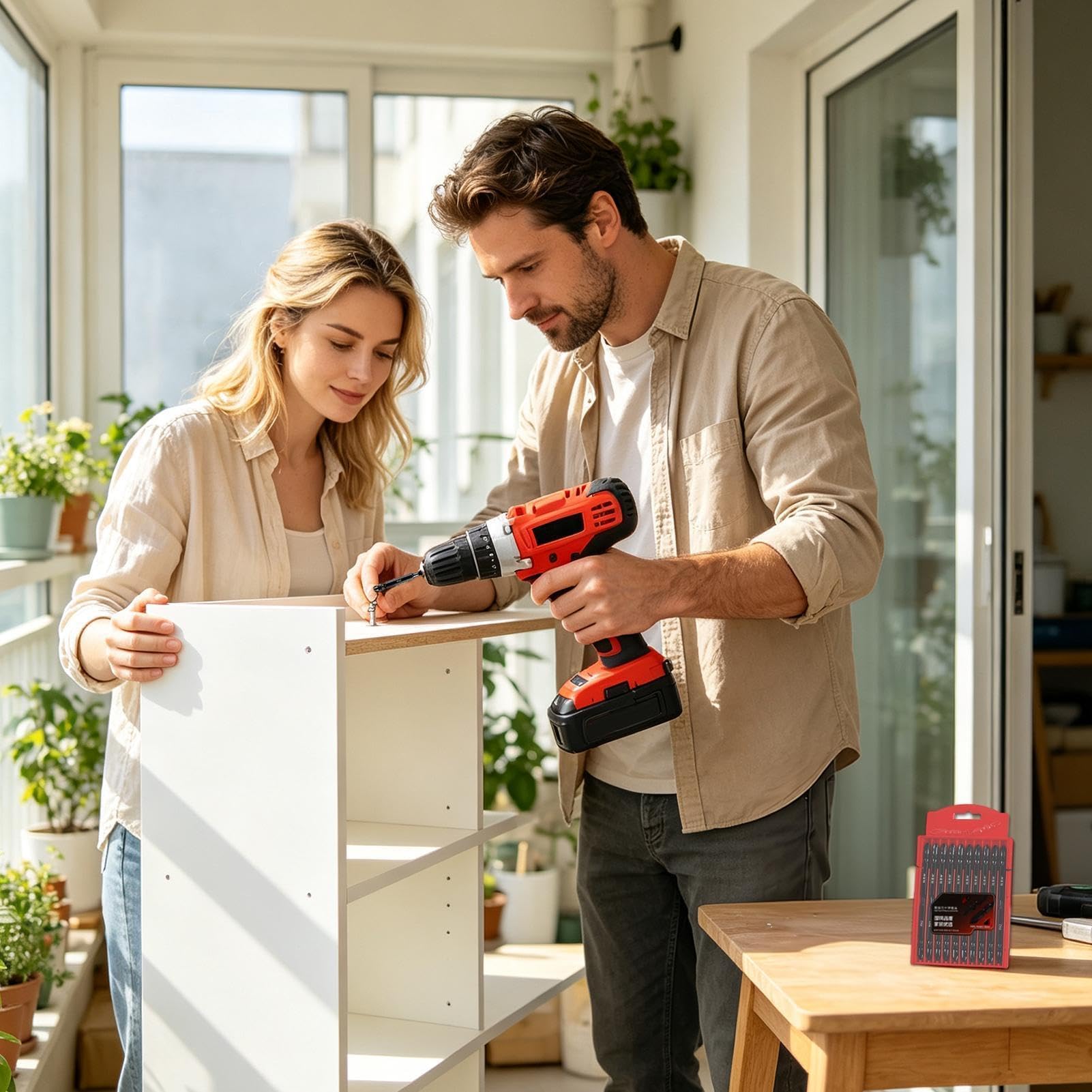 Set di punte magnetiche per cacciavite, a doppia punta, per casa, industria, costruzione, falegnameria, lavorazione del legno, progetti automobilistici e meccanici, 10 pezzi