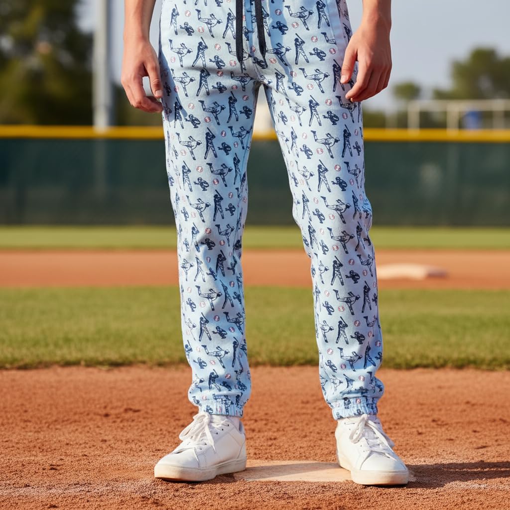 ChalkTalkSPORTS Baseball Lounge Pants | Multiple Designs | Youth and Adult Sizes - Image 5