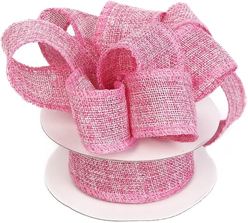 Miniatura 6 de Burlap alámbrico cinta, 112Pulgadas Por carrete 10-yard, 12Colores