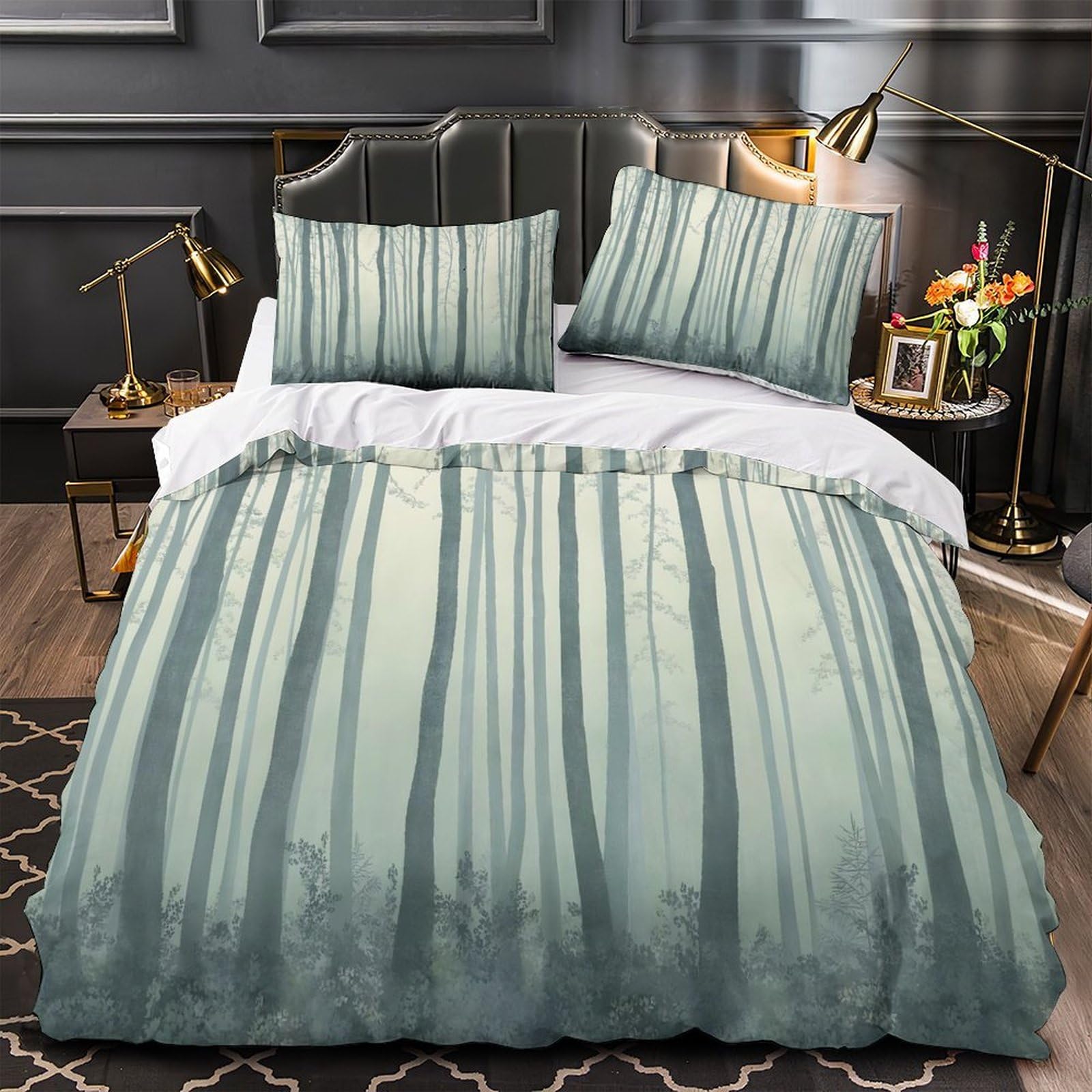 Housse de couette microfibre hypoallergique 260x220cm pour en finir avec les allergies
