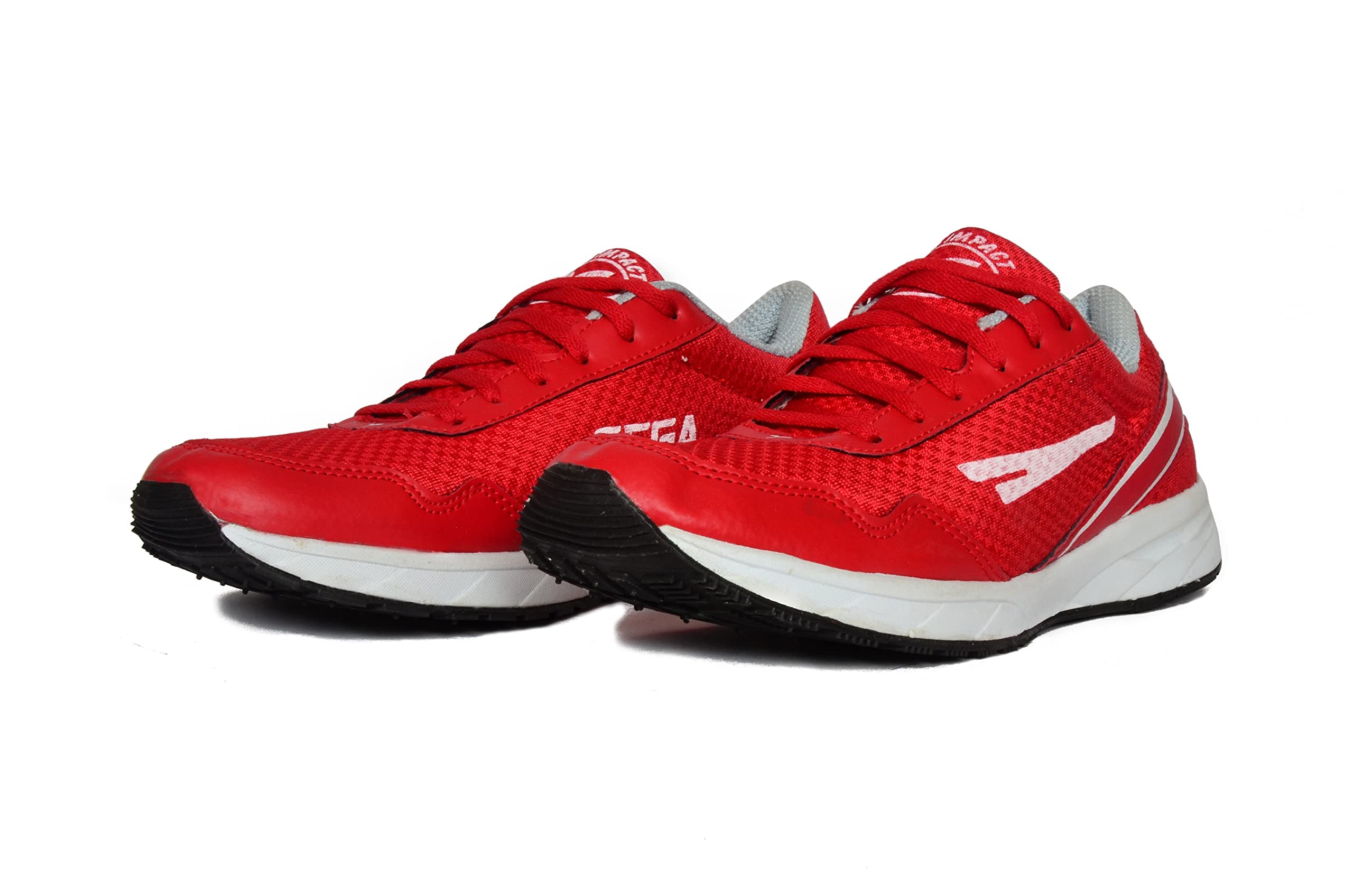 SEGA mens Original Edge Jogging/Multipurpose Shoes (Red, Numeric_6)