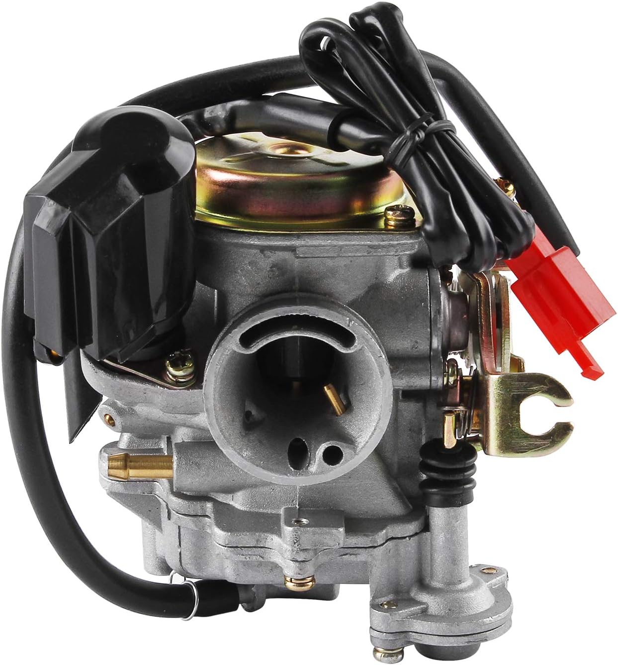 18mm Carburetor With E-Choke + Suction Rex Rs 400/Rs 450/Rs 460/GY6 - Foto 3