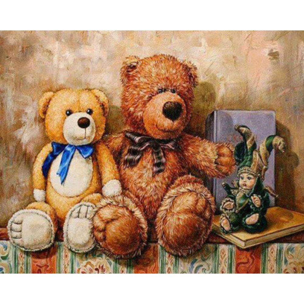 Muppet broderie kit peinture diamant 5D ours a offrir en cadeau pour les passionnes d'artisanat