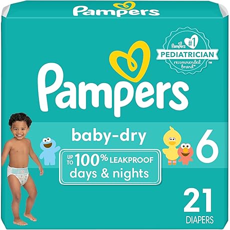 Pampers Baby Dry Diapers Size 6