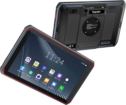 8-inch Rugged Tablet Scanner, Android 13 Enterprise Tablet with Integrated Honeywell N6703 1D & 2D Bar Code Scanner Engine, WiFi & 4G LTE, for Warehouse Inventory Tracking