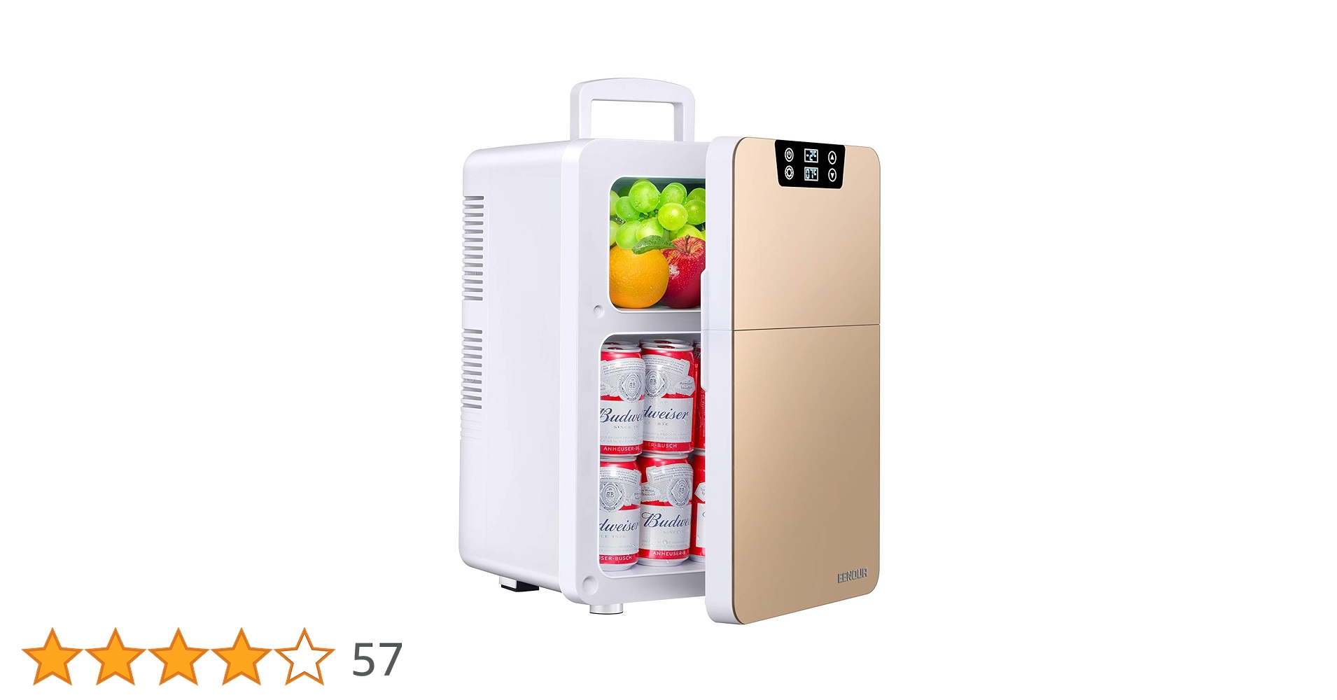 Amazon | EENOUR 冷温庫 20L ミニ冷蔵庫 ポータブル 保冷庫 小型 2ドア