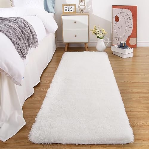Miniatura 9 de COZYLOOM Alfombra de área de pelo, extra cómoda, de pelo alto, para entrada, antideslizante, peluda, para interiores, sala de estar, dormitorio,