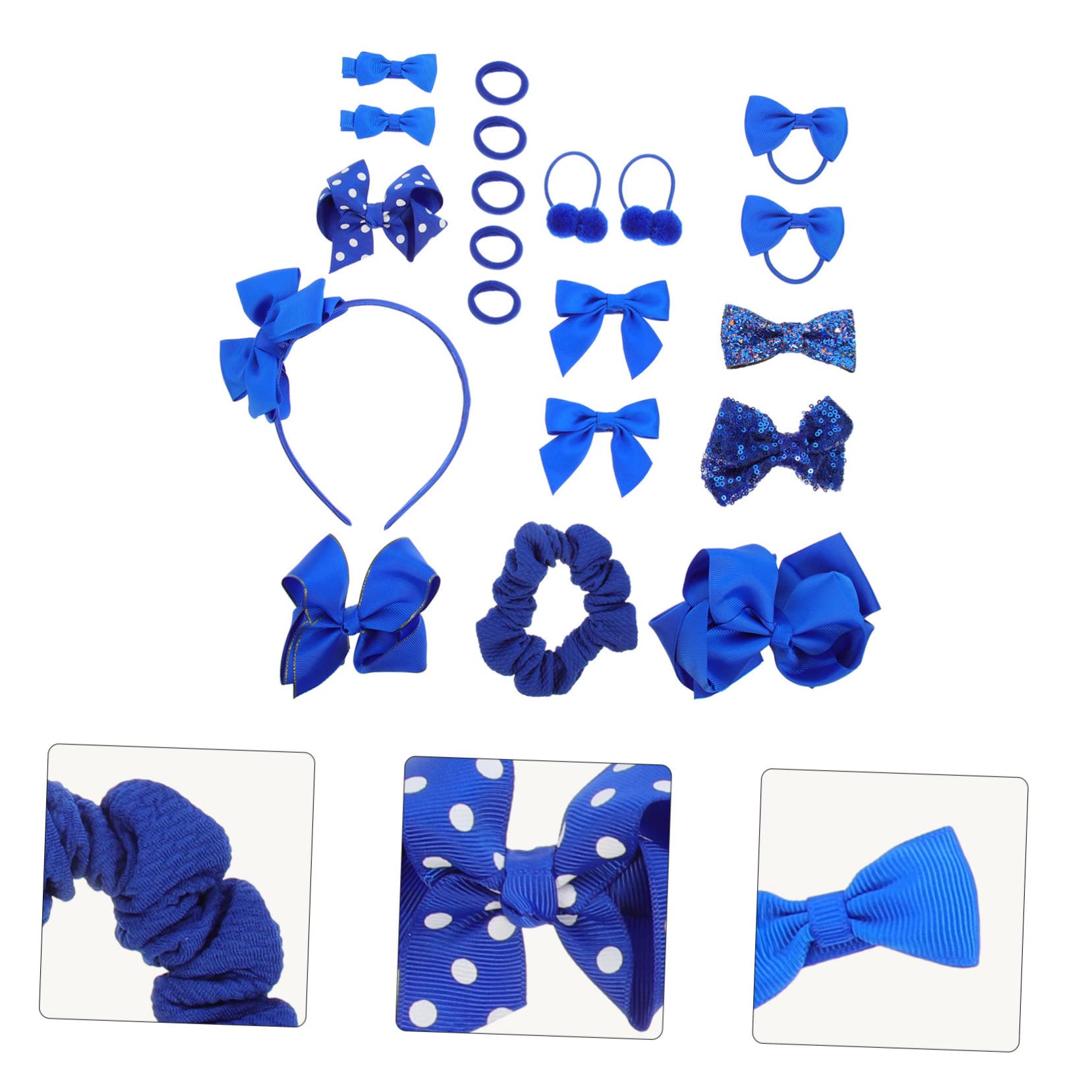 minkissy 60 Piezas Horquilla Azul Tiaras Para Niñas Gomas Azules Lazos Para El Cabello De Niña Niñas Horquillas Lazos Para El Cabello De Las Coleteros Niña Bebita Planchar Chica