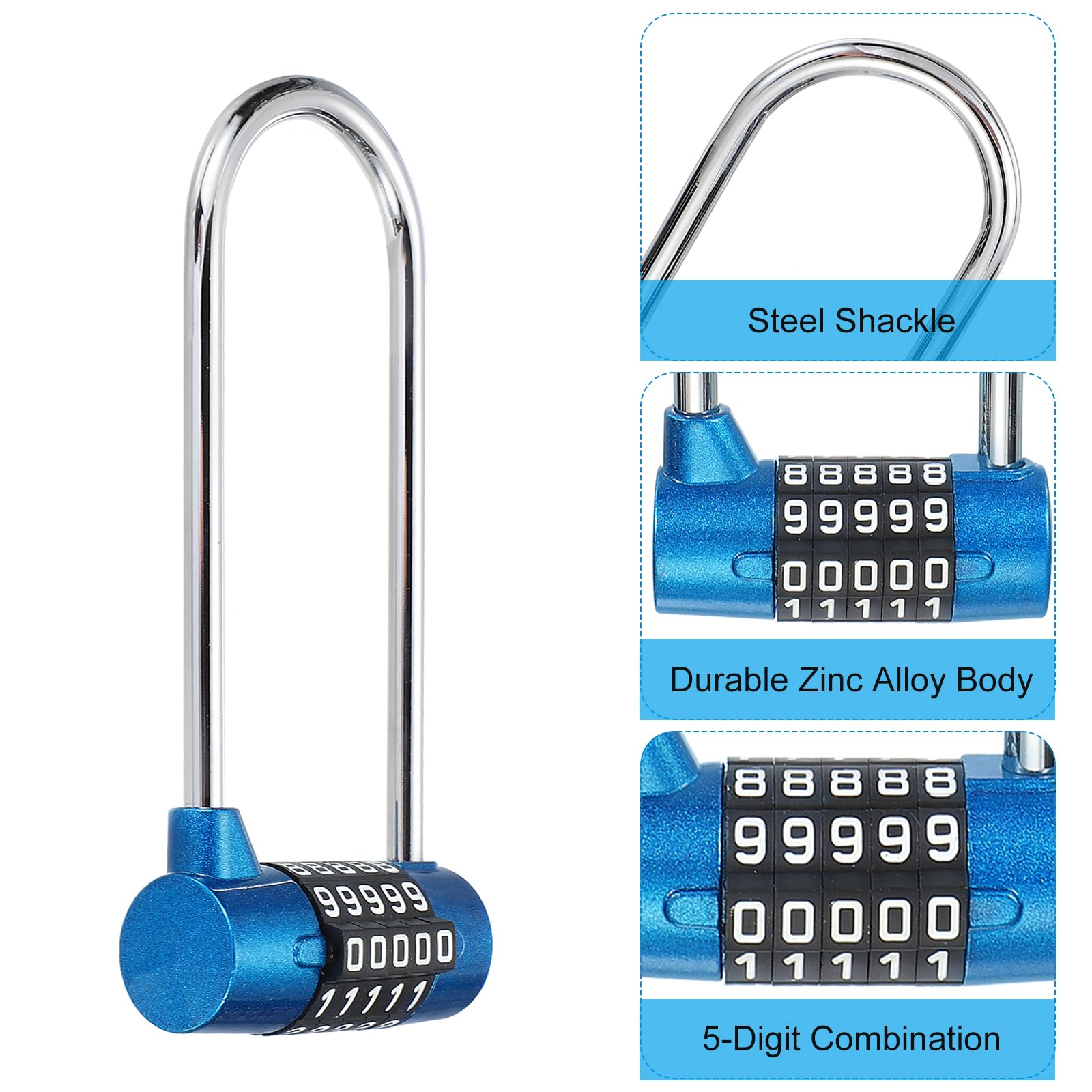 PATIKIL Combination Padlock - Image 3