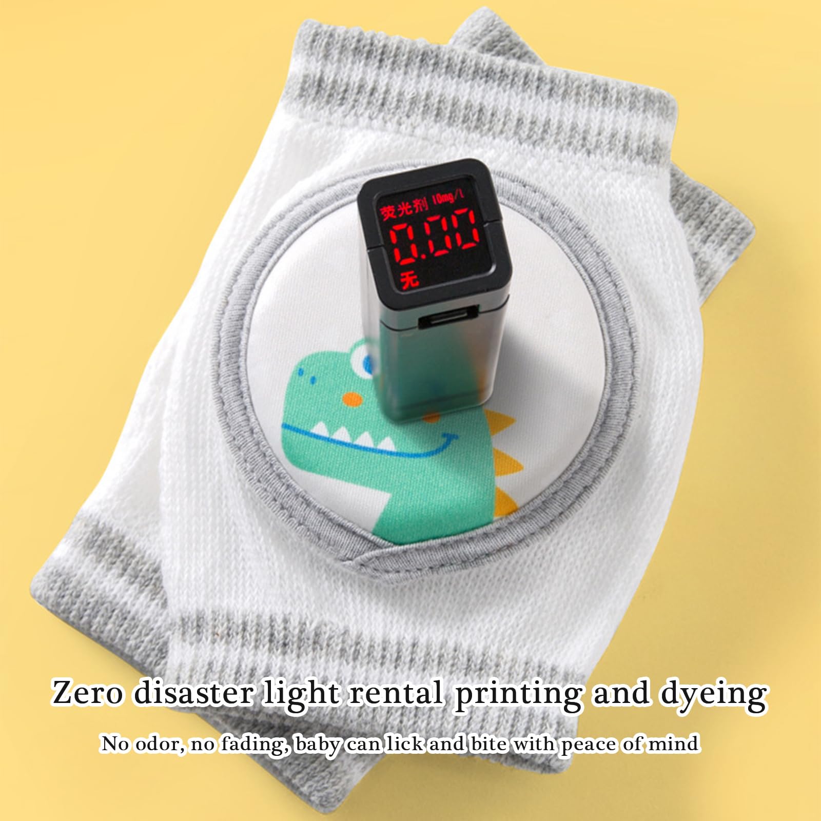 Ginocchiera in cotone traspirante per bambino attivo antiscivolo per gattonare protezioni morbide traspiranti per il ginocchio del bambino doccia regalo