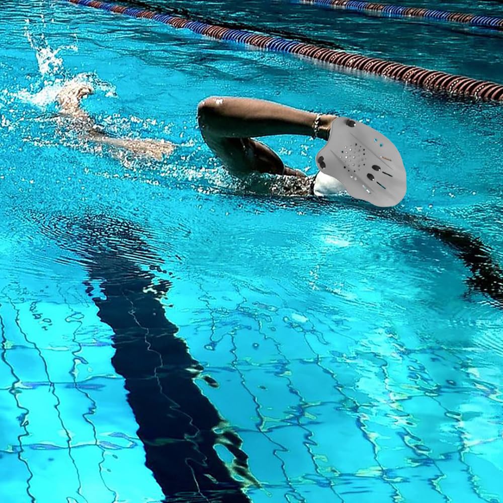 Pagaie Da Nuoto Per Allenamento | Con Cinghie Regolabili | Per Adulti E Bambini | Migliora Tecnica E Forza - Foto 9
