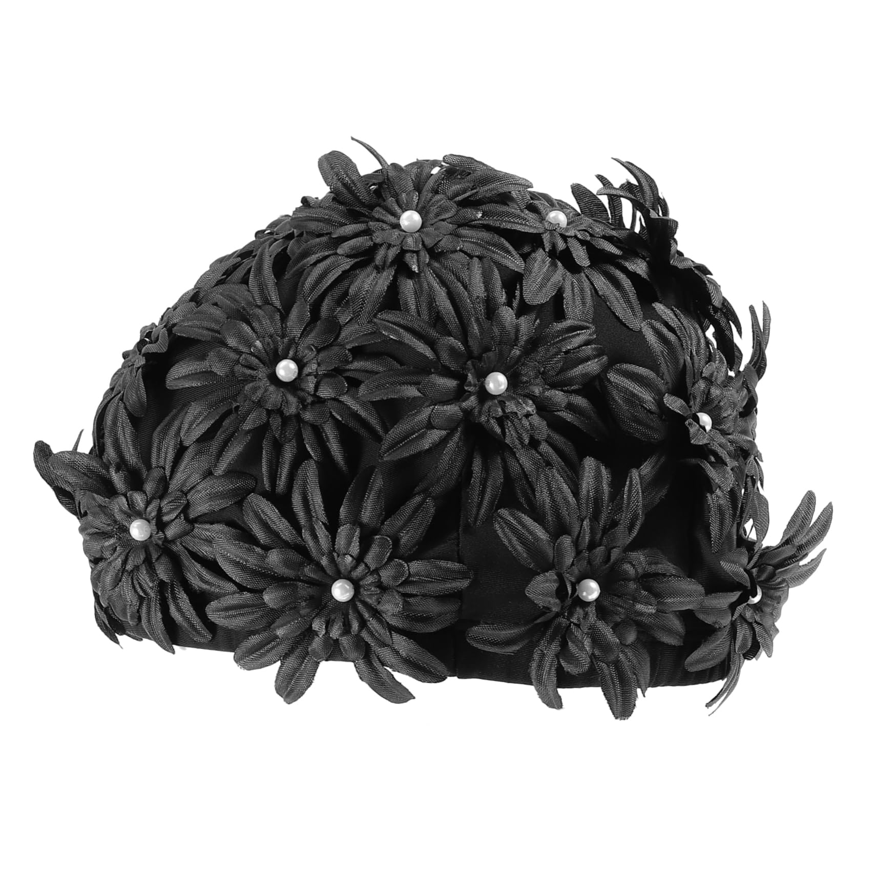 BESTonZON Gorro de Natación Floral Mujer Gorro Elástico Resistente Protección del Cabello Vintage Actividades Acuáticas y SPA