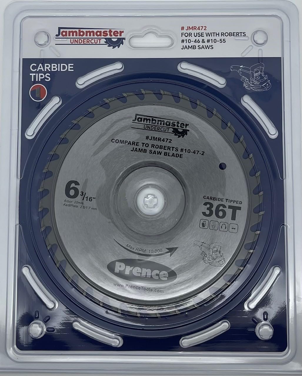 Jambmaster JMR472 Undercut Jamb Saw Blade Comparable to Roberts 10-47-2