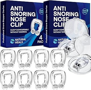 Anti Snoring Devices - Silicone Magnetic Anti Snoring Nose Clip, Snoring Solution - Comfortable and Effective to Stop Snoring (2 Pack)