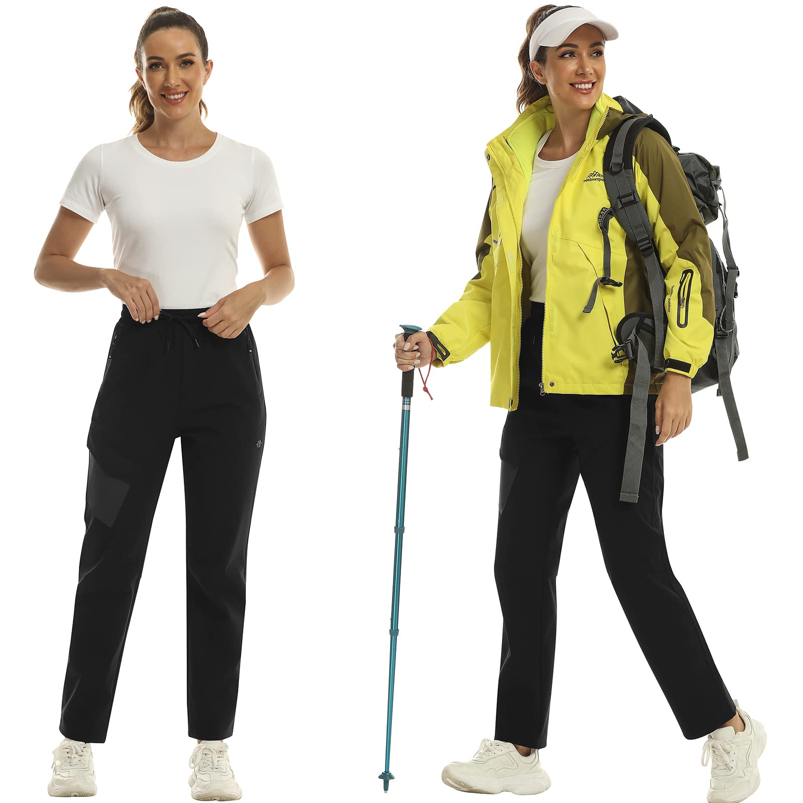 MoFiz Pantalones Ski Mujer Pantalón para la Nieve Térmicos Pantalones Impermeables de Invierno