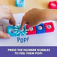Vista 3 de Educational Insights Number BubbleBrix - Toddler Learning Toys, Learn Numbers, Fidget Popper Learning Toys, Gift for Kids Ages 3+