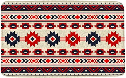 Miniatura 10 de Sunhe Imprimir espuma viscoelástica de microfibra, nativo americano azteca, colorido suroeste navajo, abstracto, retro, tribal, geométrico, bohemio,