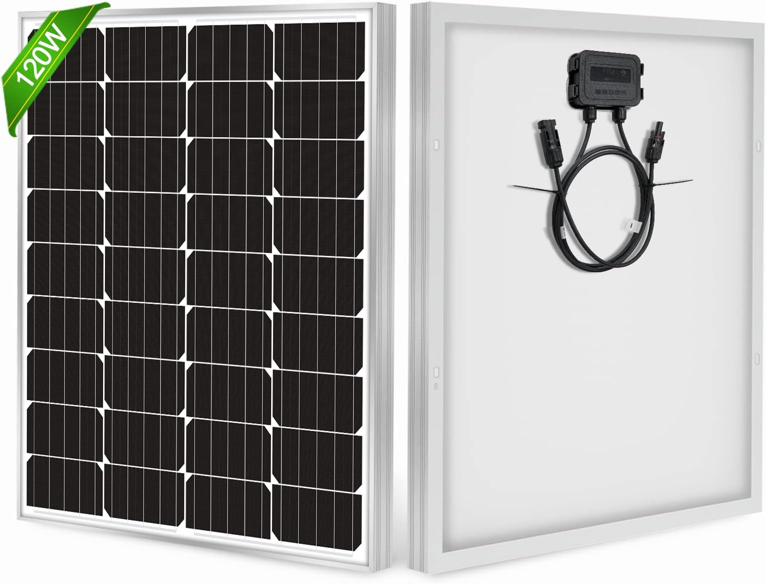 WERCHTAY Solar Panel Monocrystalline 12V (120w Solar Panel)