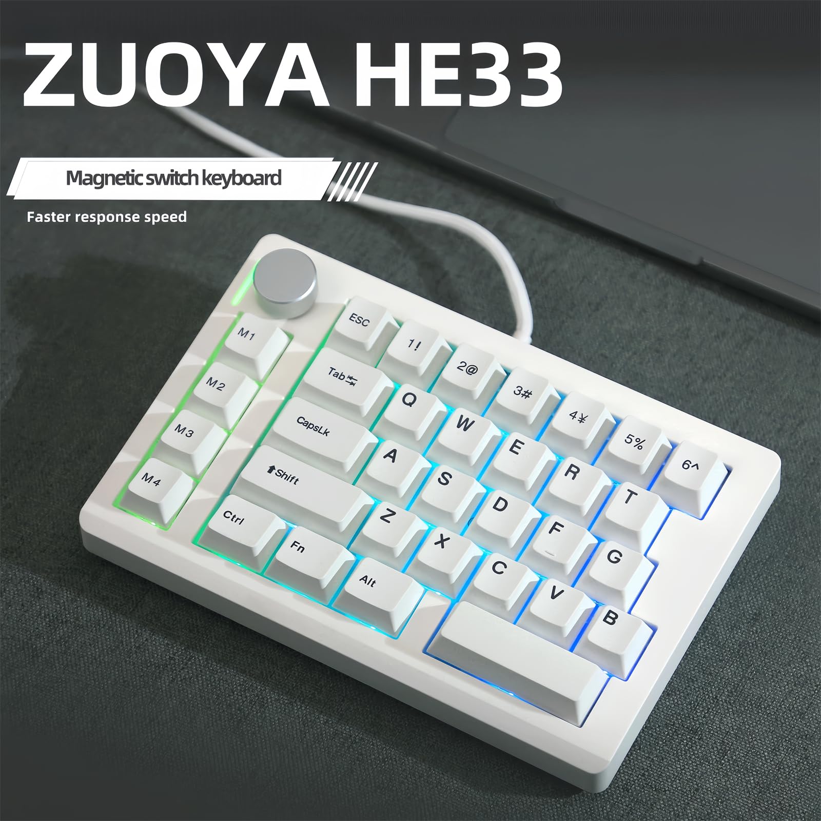 ✩.*˚♡ Amazon.com: ZMX HE33 Magnetic Switch Rapid Trigger RGB Gaming