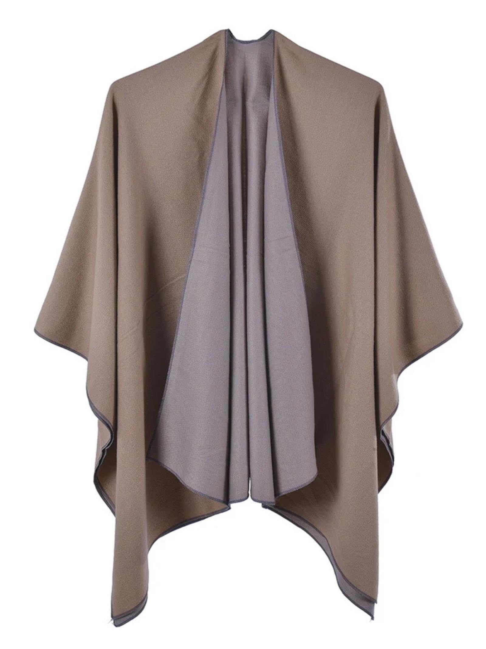 Sciarpa Scialle Invernale Sciarpe Sciarpa da Donna Invernale Basica Tinta Unita Poncho Donna Capa para Mujer Spessa Coperta Avvolgente Scialli