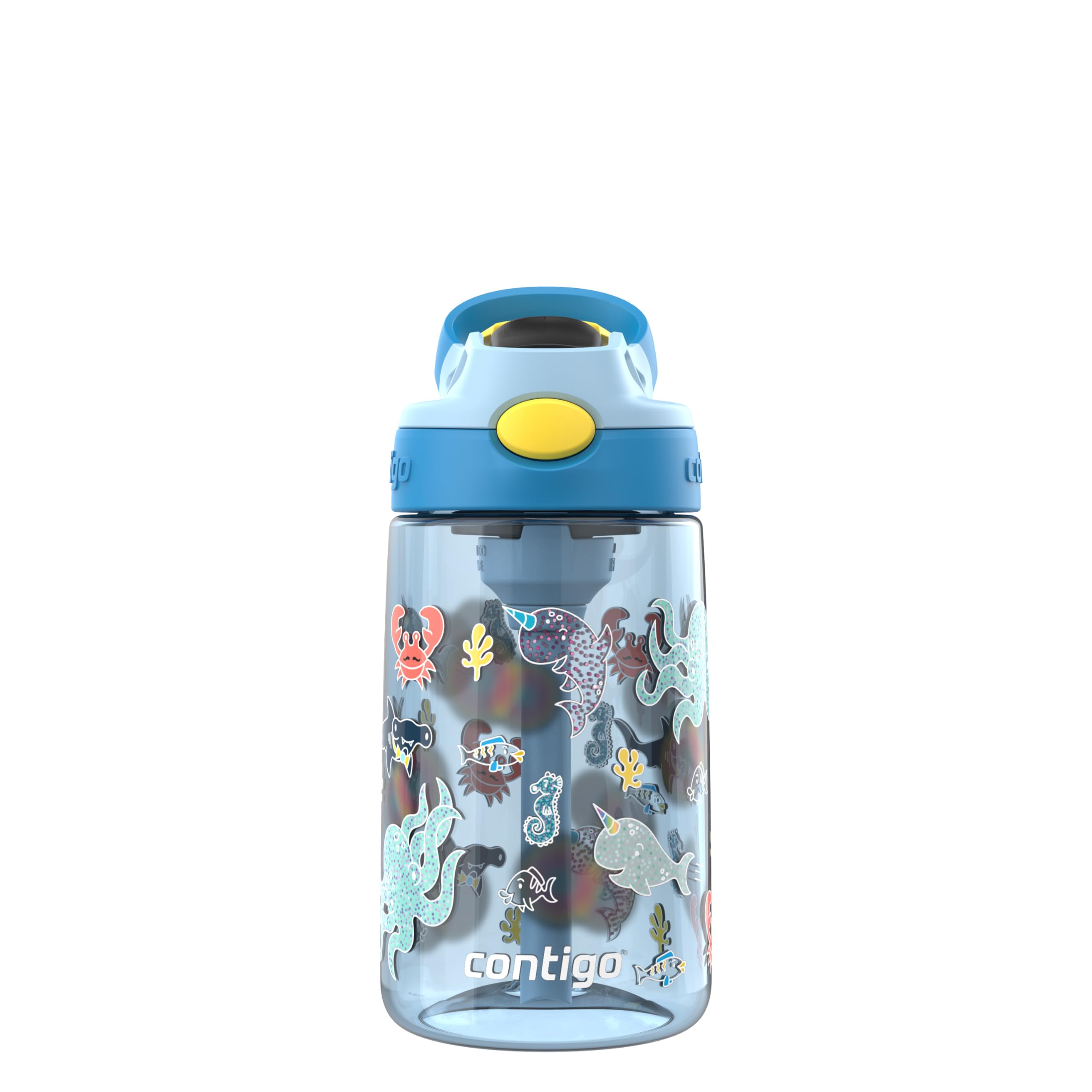 ContigoKids Water Bottle with Redesigned AUTOSPOUT Straw, 14 oz