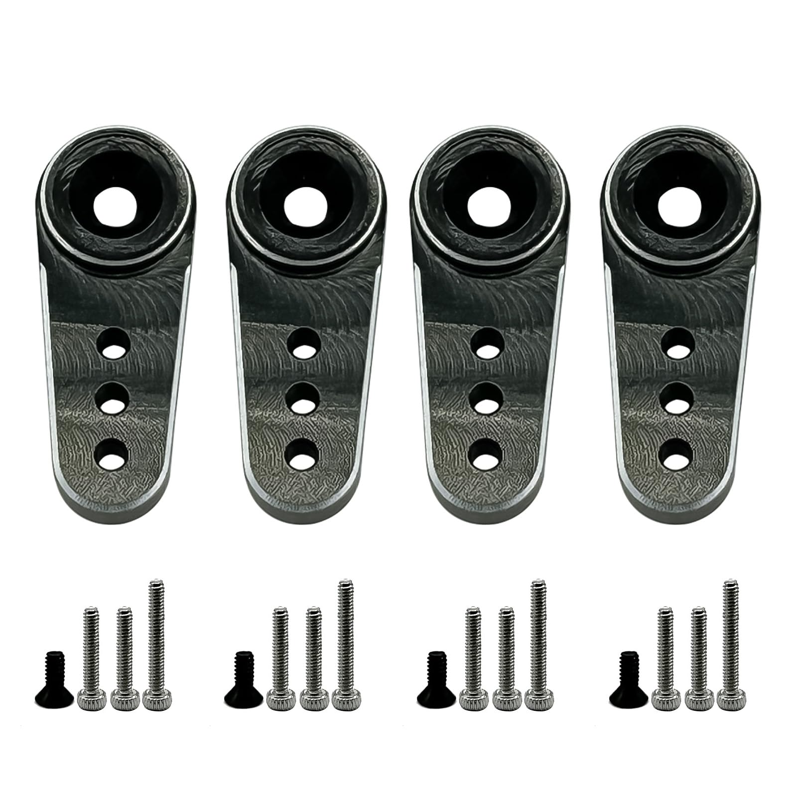 2Pcs Aluminum RC Servo Arm 15T - Mini Servo Horns Compatible With ES08MA II Servo For Axial SCX24 1/24 RC Crawler, CNC Machined Upgrade Parts-1085194