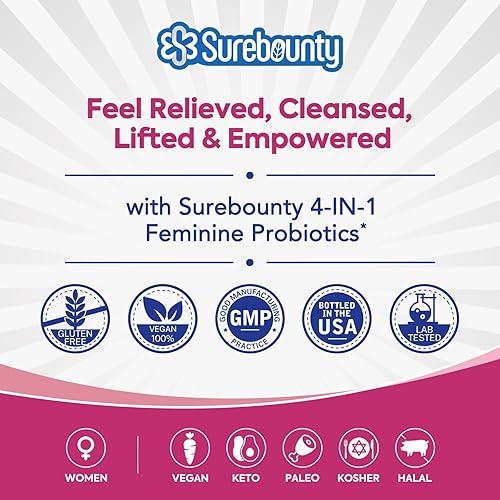 Miniatura 7 de Probióticos para mujeres, 120 mil millones de UFC, 34 cepas, prebióticos, enzimas digestivas, arándano, probiótico femenino 4 en 1, digestivo,