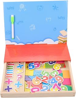 SAFIGLE 1 Conjunto Quebra-Cabeça Número Da Criança Brinquedo Quebra-Cabeça Crianças Placa De Escrita Brinquedos Para Meninos Infantis Trem Quebra-Cabeça Brinquedos De Mesa Brinquedos Do