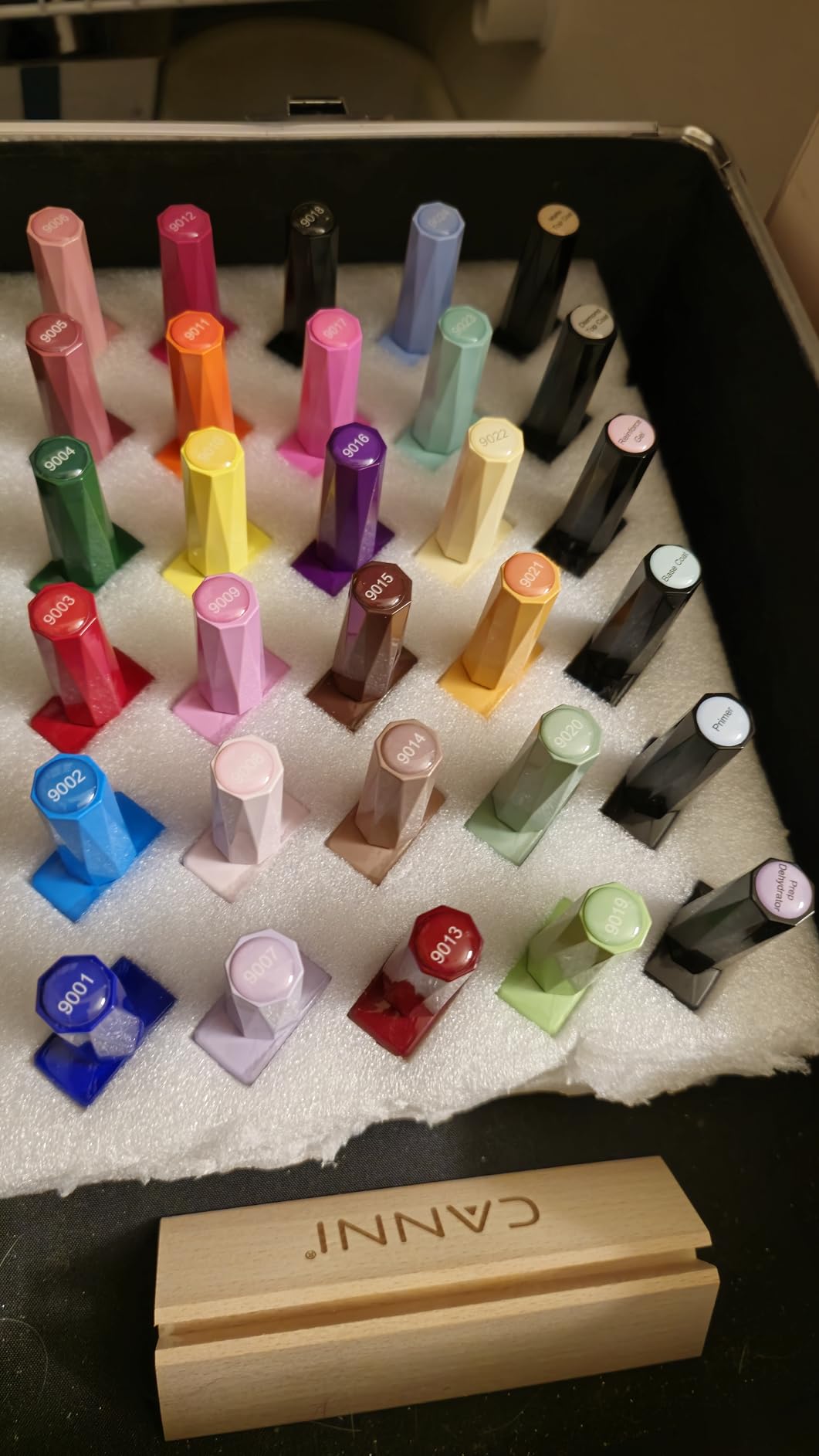 CANNI CC1 30Pcs 9ML Hema-free Gel Nail Polish Set, Black Pink Nude Red Blue Green Gel Polish Kit Color Soak Off LED Nail Gel Polish Set Nail Art Starter Manicure Salon DIY at Home