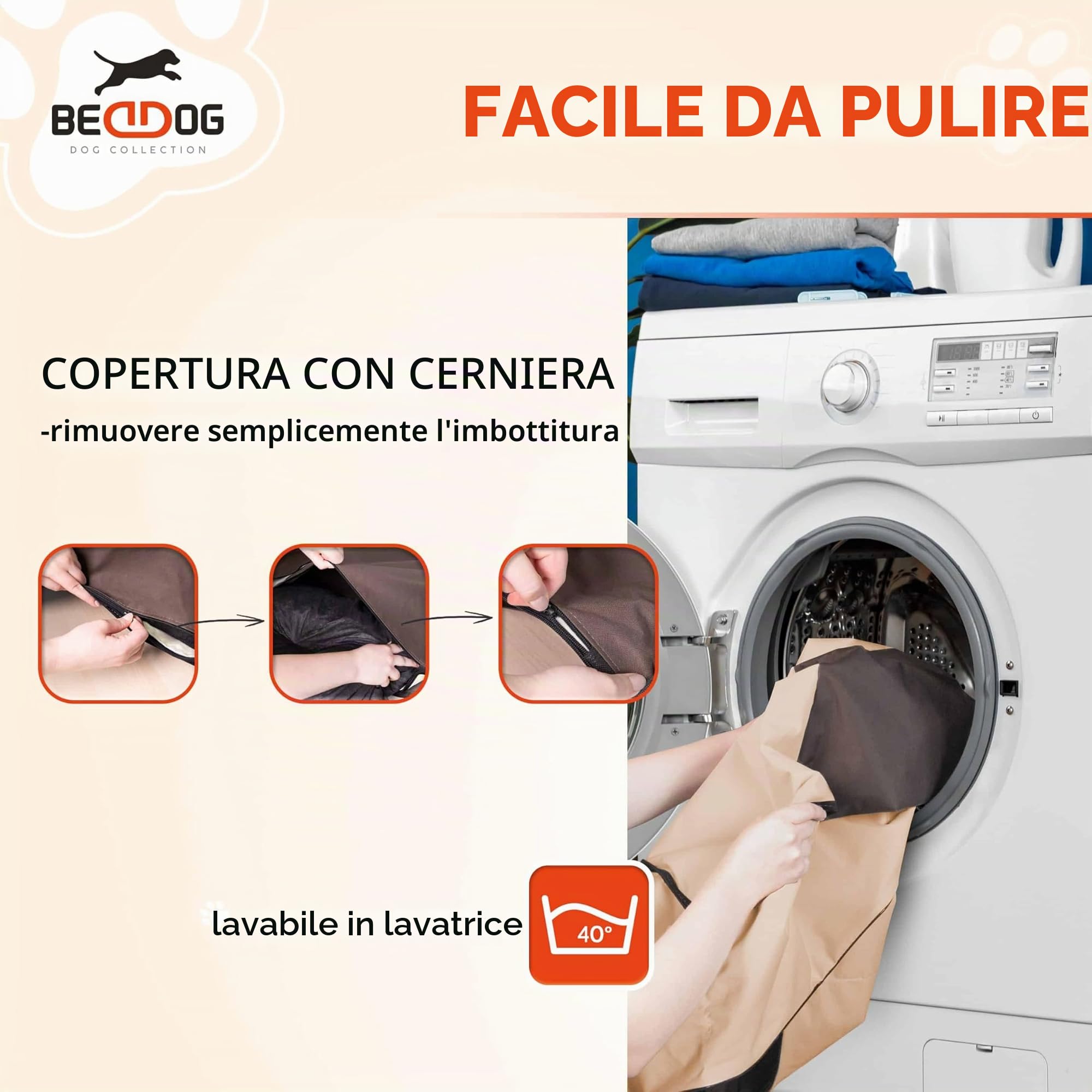 BedDog® Letto per Cane/Gatto Cuccia Teddy S Fino a XXXL, 14 Colori a Scelta, Cuscino per Cane, Divano per Cane, Cestino per Cane, Misura XXL, Bordeaux/Grigio