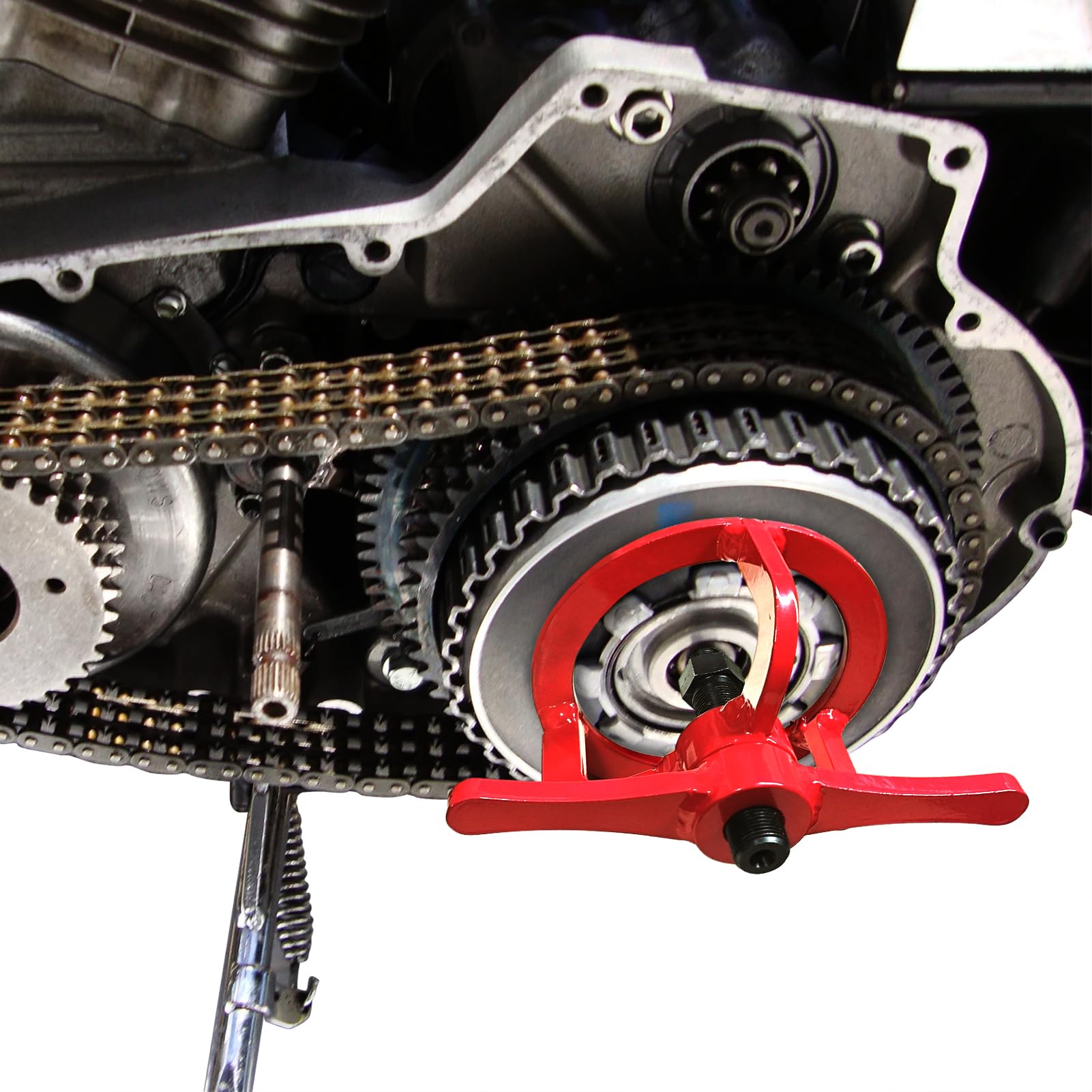Wsays Clutch Spring Compressor Compression Tool Compatible with Harley Evo Sportster XL 883 1200 1991-2022, Buell 1995-2001 Models (Replaces for Part Number 38515A)