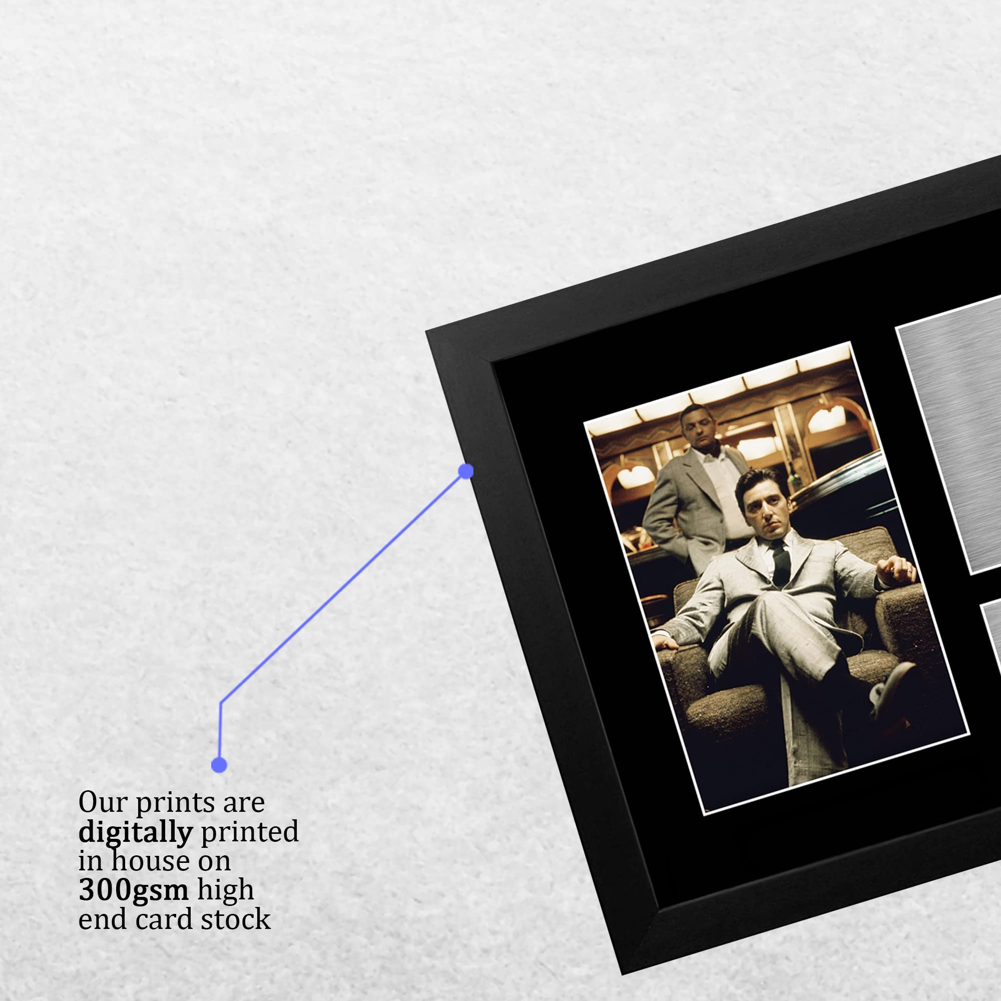 HWC Trading Al Pacino A4 Incorniciato Firmato Regalo Visualizzazione Delle Foto Print Immagine Autografo Stampato Per The Godfather Gli Appassionati Di Cinema