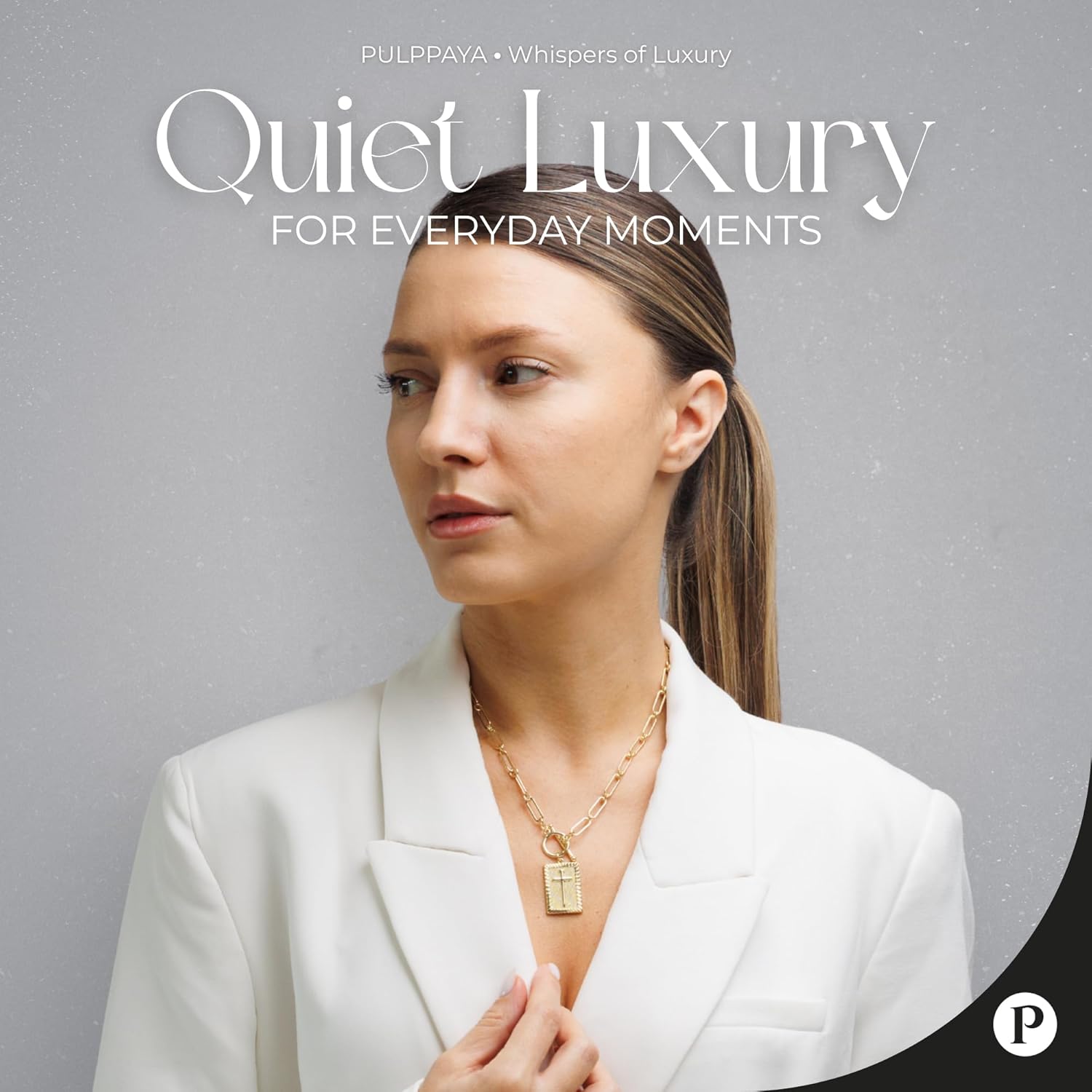 Cross Pendant, Paperclip Nail Cross Necklace for Women, Christian Jewelry For Women, Trendy Paper Clip Necklaces, Toggle Clasp, Religious Grace Dainty For Womens - Image 5