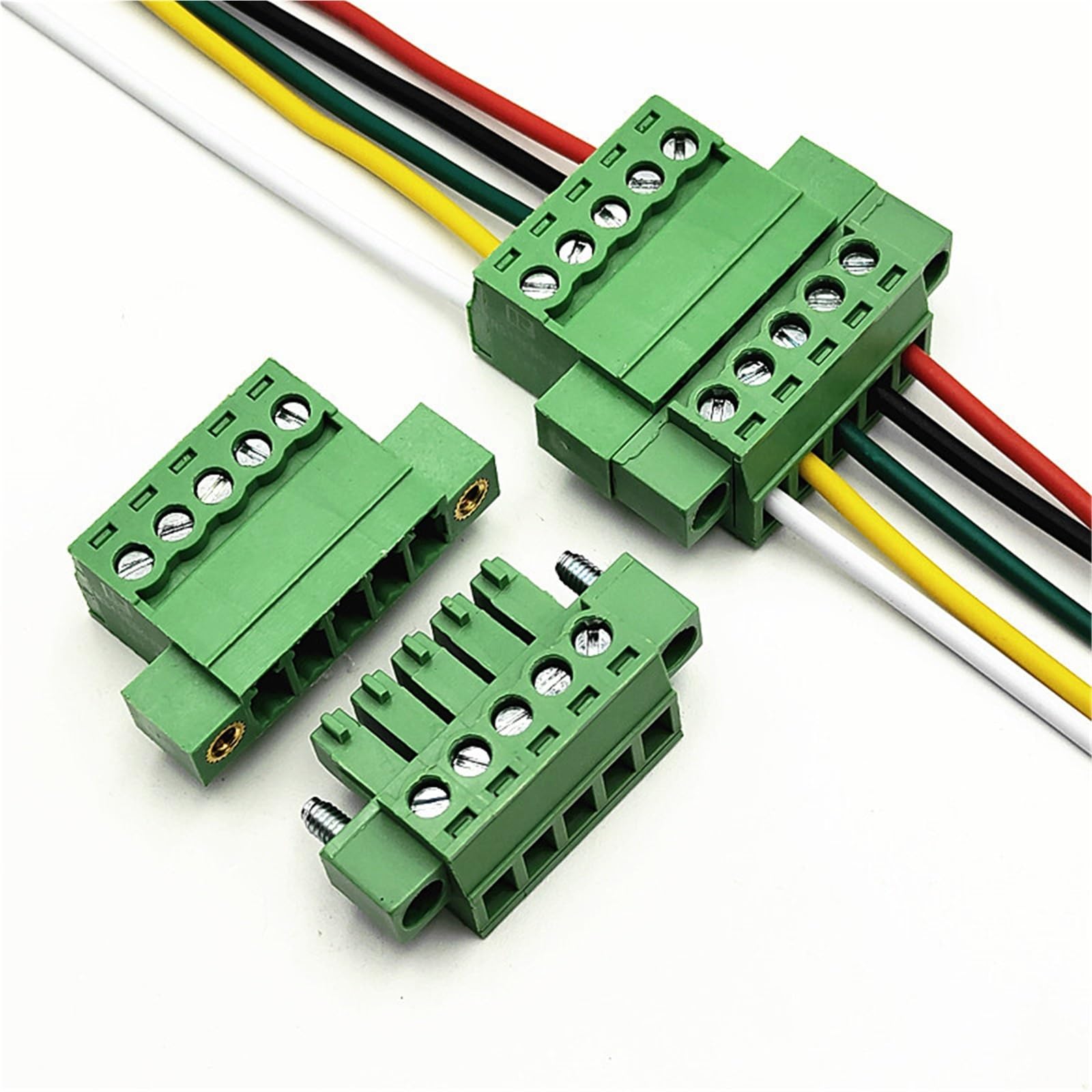 Bornier enfichable 15EDG 3,81 mm 2-6 broches 220 V 5 jeux